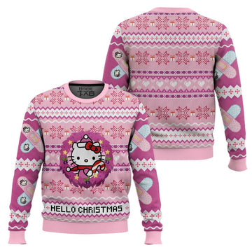 Hello Christmas Hello Kitty Ugly Christmas Sweater