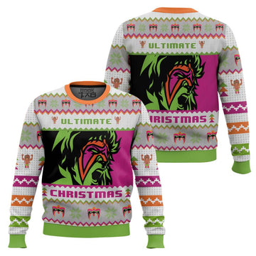 Ultimate Warrior Christmas Pro Wrestling Ugly Christmas Sweater