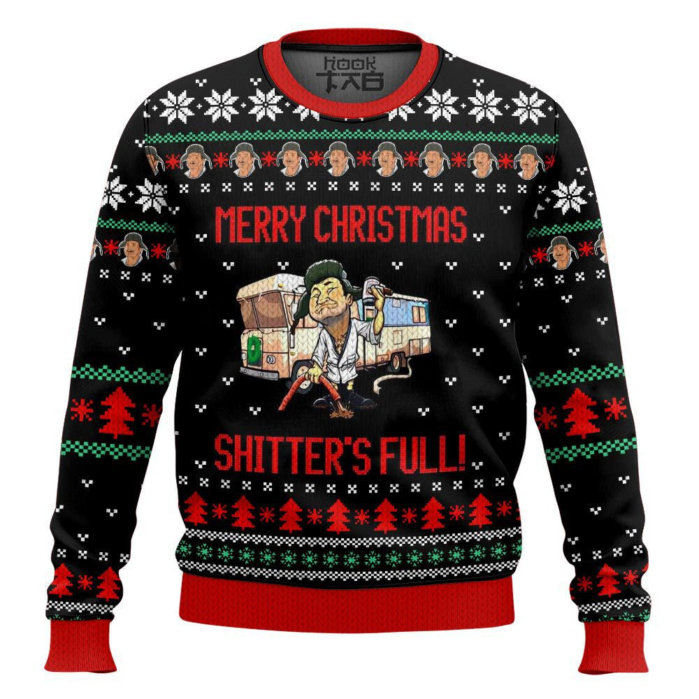 Cousin Eddie Merry Christmas Shitters Full National Lampoon’s Vacation Ugly Sweater