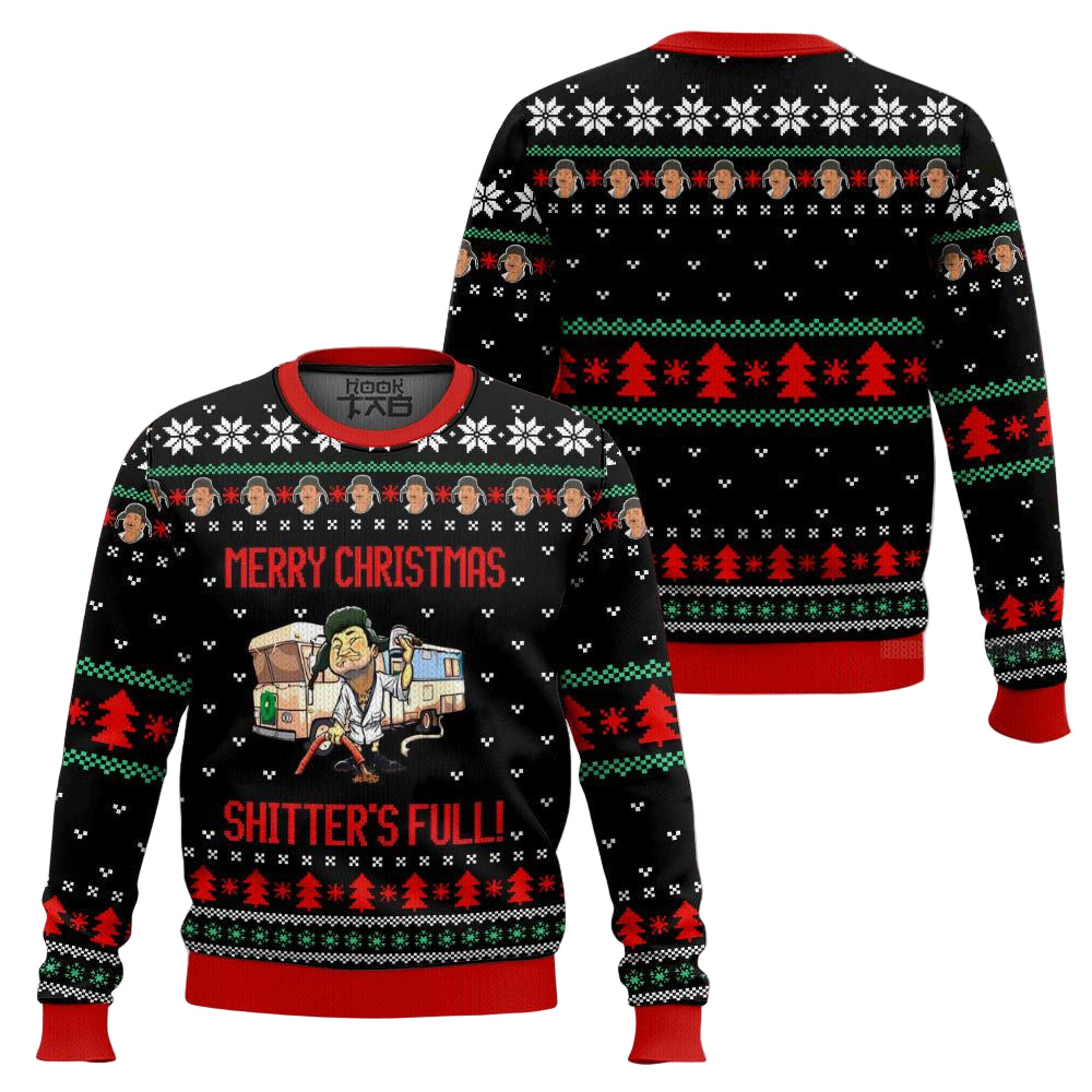 Cousin Eddie Merry Christmas Shitters Full National Lampoon’s Vacation Ugly Sweater