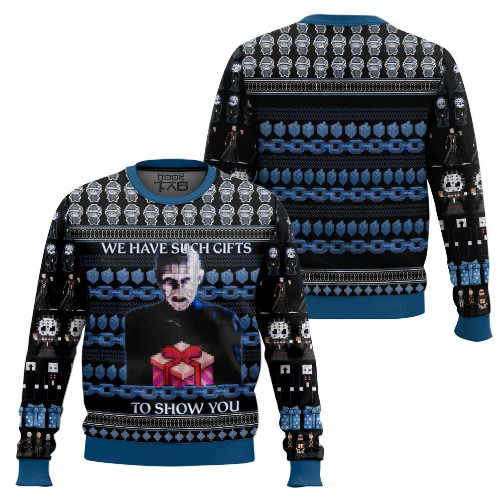 Pinhead Hellraiser Ugly Christmas Sweater