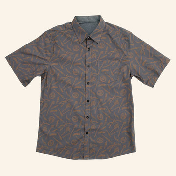 Critical Role Merch Vox Machina Weapons Button Up Shirt Cool Christmas Gifts For Guys -WearandDecor