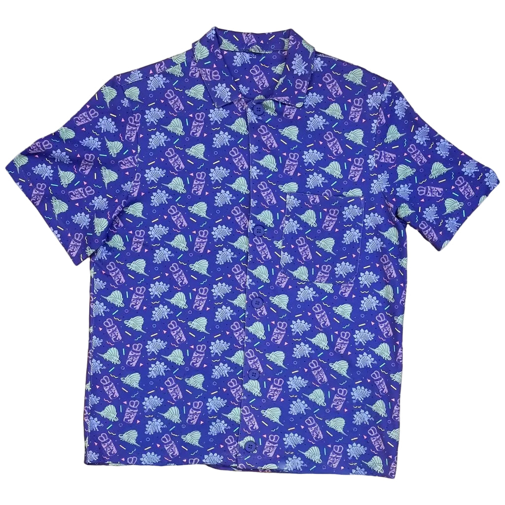 Game Grumps Merch The Ten Minute Power Hour Hawaiian Shirt Dinos And Cups Shirt Him Gifts -WearandDecor