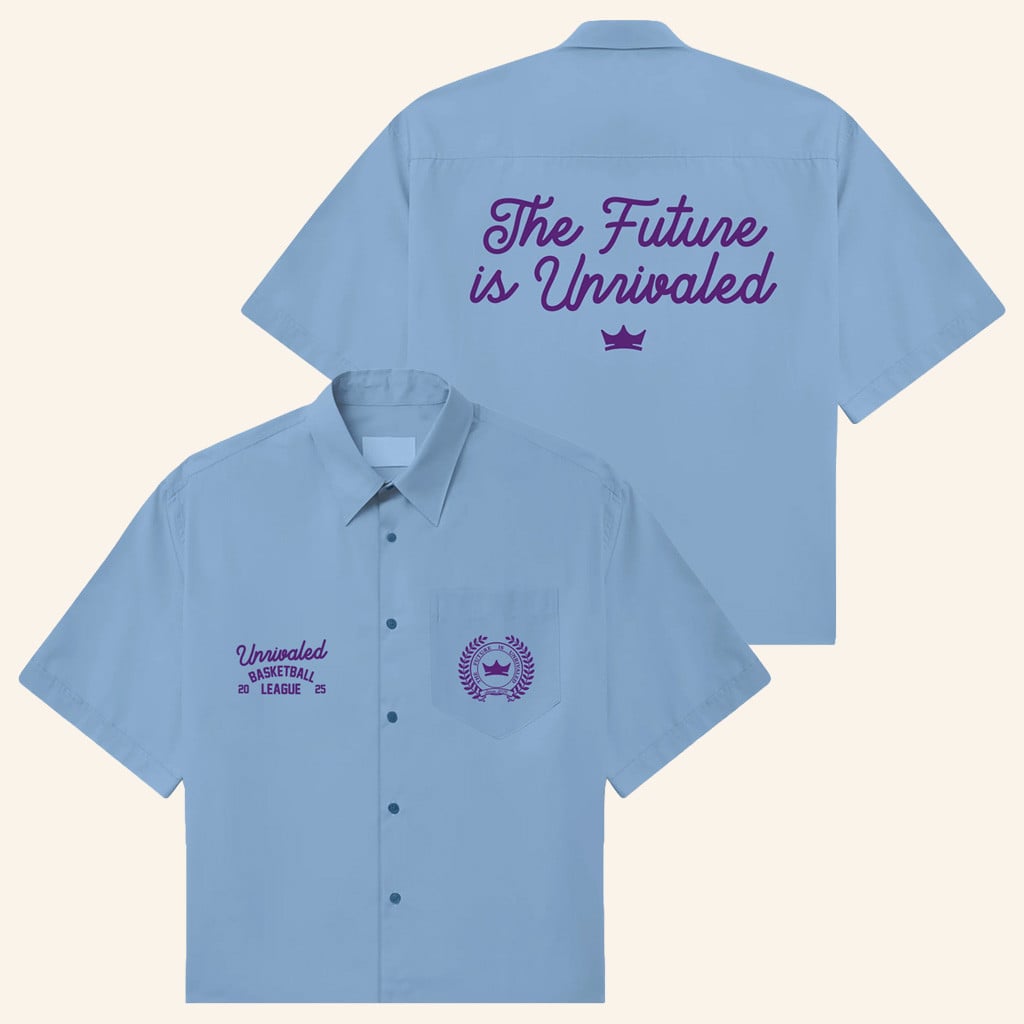 Unrivaled Merch The Future Is Unrivaled Basketball Hawaiian Shirt Christmas Gifts For Husband -WearandDecor