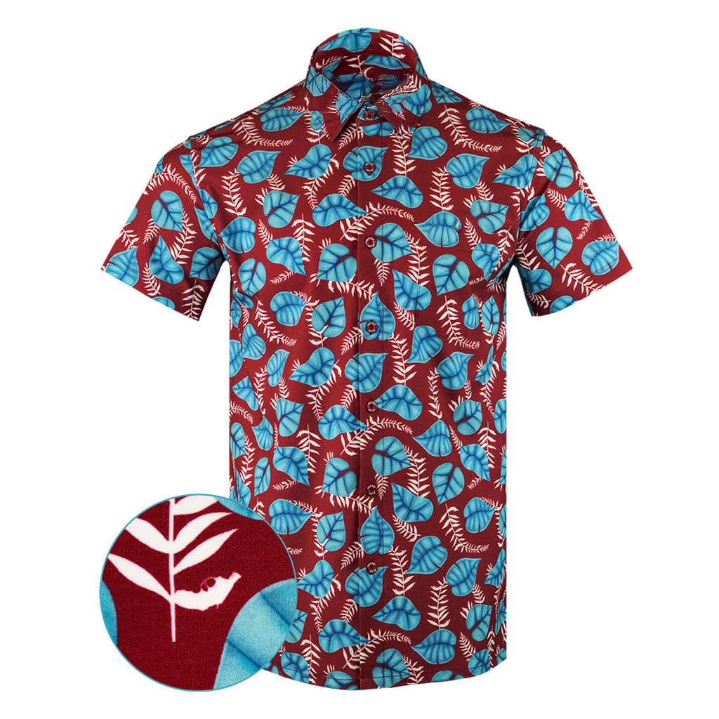 Buttered Sausage Button Down Shirt Tactical Tropical Print Shirt Best Gifts For Him -WearandDecor