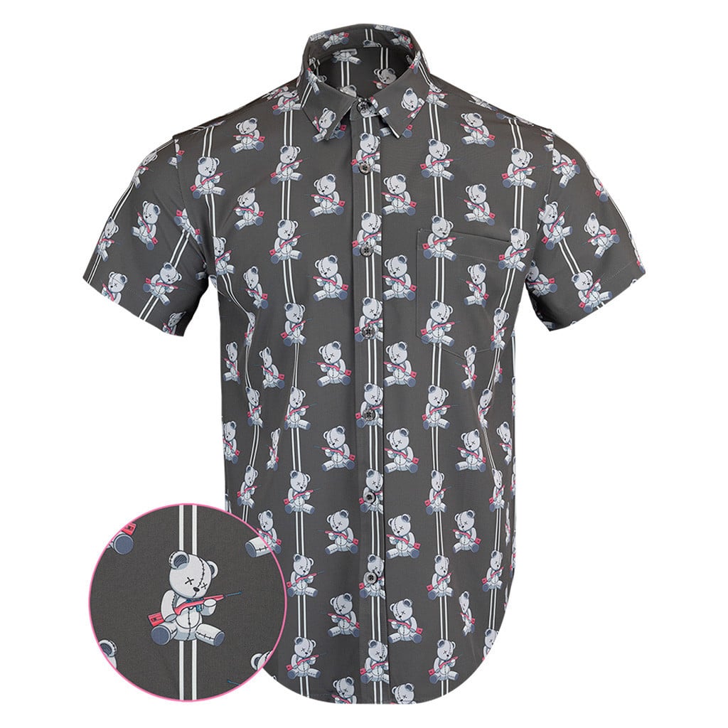 The Snuggler Button Down Shirt Tactical Hawaiian Shirt Gift Ideas For Husband -WearandDecor