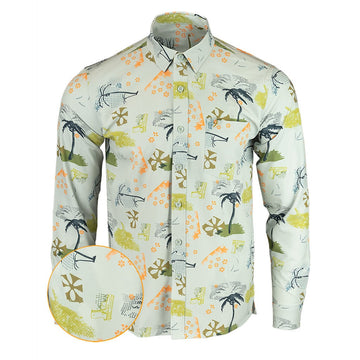 Escobar Long Sleeve Button Down Shirt Hawaiian Tactical Button Down Christmas Gift For Brother -WearandDecor