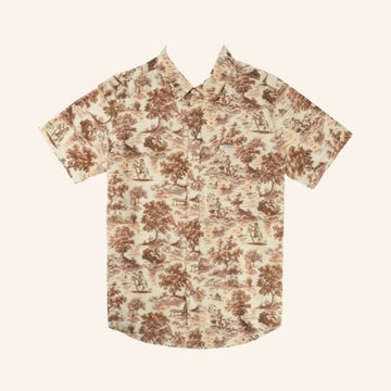 Whataburger Merch Sendero X Whataburger Toile Hawaiian Shirt Gift Ideas For Dad -WearandDecor
