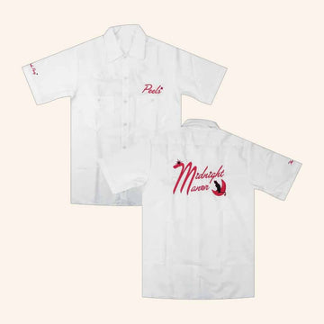 The Nude Party Merch Peels Midnight Manor White Button Up Shirt Gifts For Sister -WearandDecor