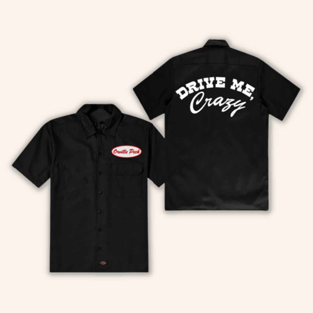 Orville Peck Merch Drive Me Crazy Black Button Up Shirt Best Gifts For Husband -WearandDecor
