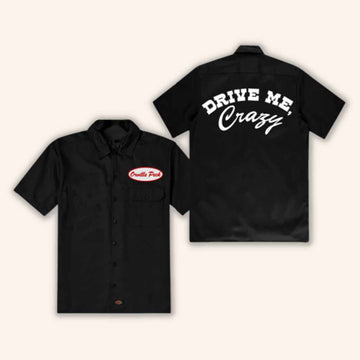 Orville Peck Merch Drive Me Crazy Black Button Up Shirt Best Gifts For Husband -WearandDecor