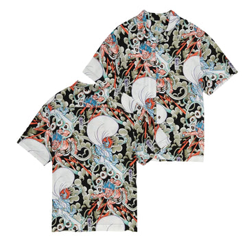Ed Hardy Merch Japan Bee Hawaiian Shirt Ed Hardy Shirt Gifts For Brother - WearandDecor