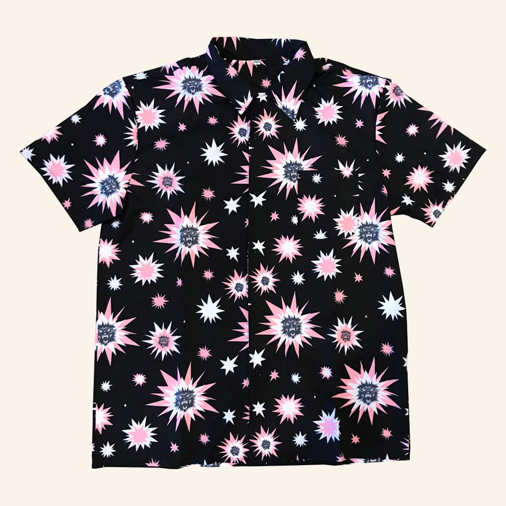 Merch Connection Shirt Tiger Army Tiger Burst Button Up Shirt Gifts For Boyfriend - WearandDecor