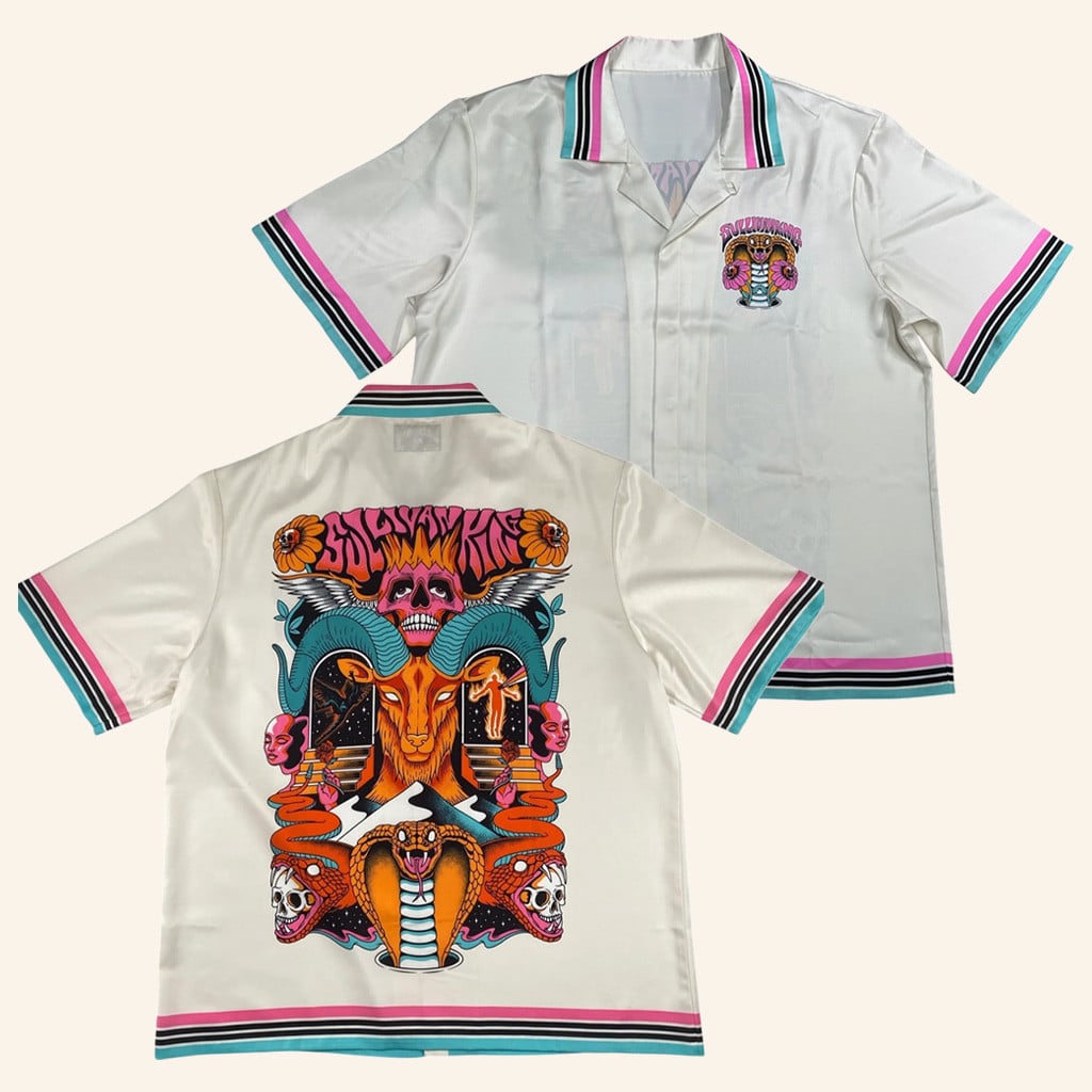 Sullivan King Merch 2025 Celestial Beginning Beach Club Shirt Button Up Gifts For Him - WearandDecor
