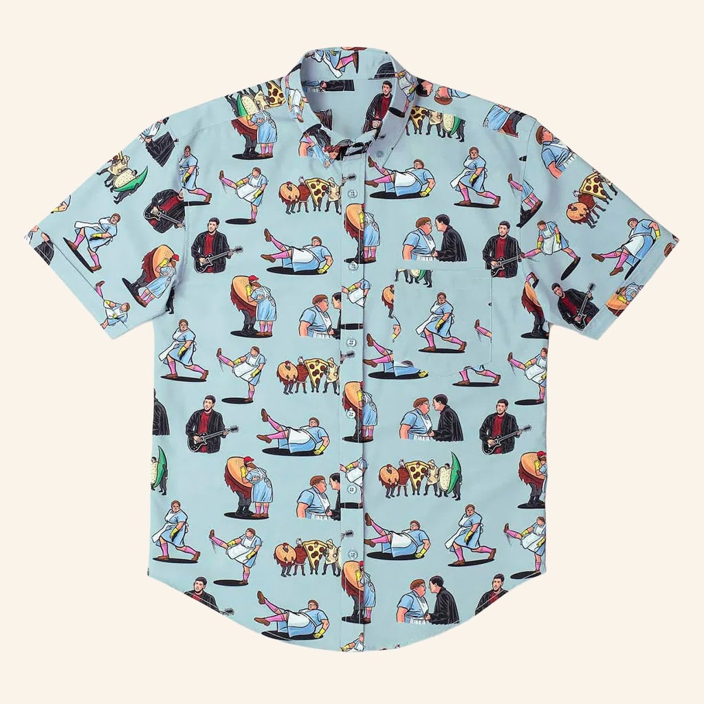 Saturday Night Live Merch SNL 50 x RSVLTS Lunch Lady Land Button Up Shirt Best Gifts For Fans - WearandDecor