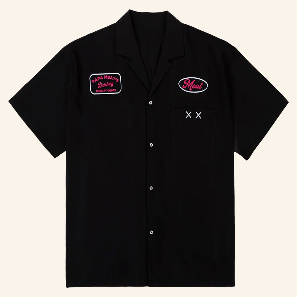 MeatCanyon Merch Papa Meat Button Up Shirt Gifts Ideas For Brothers - WearandDecor