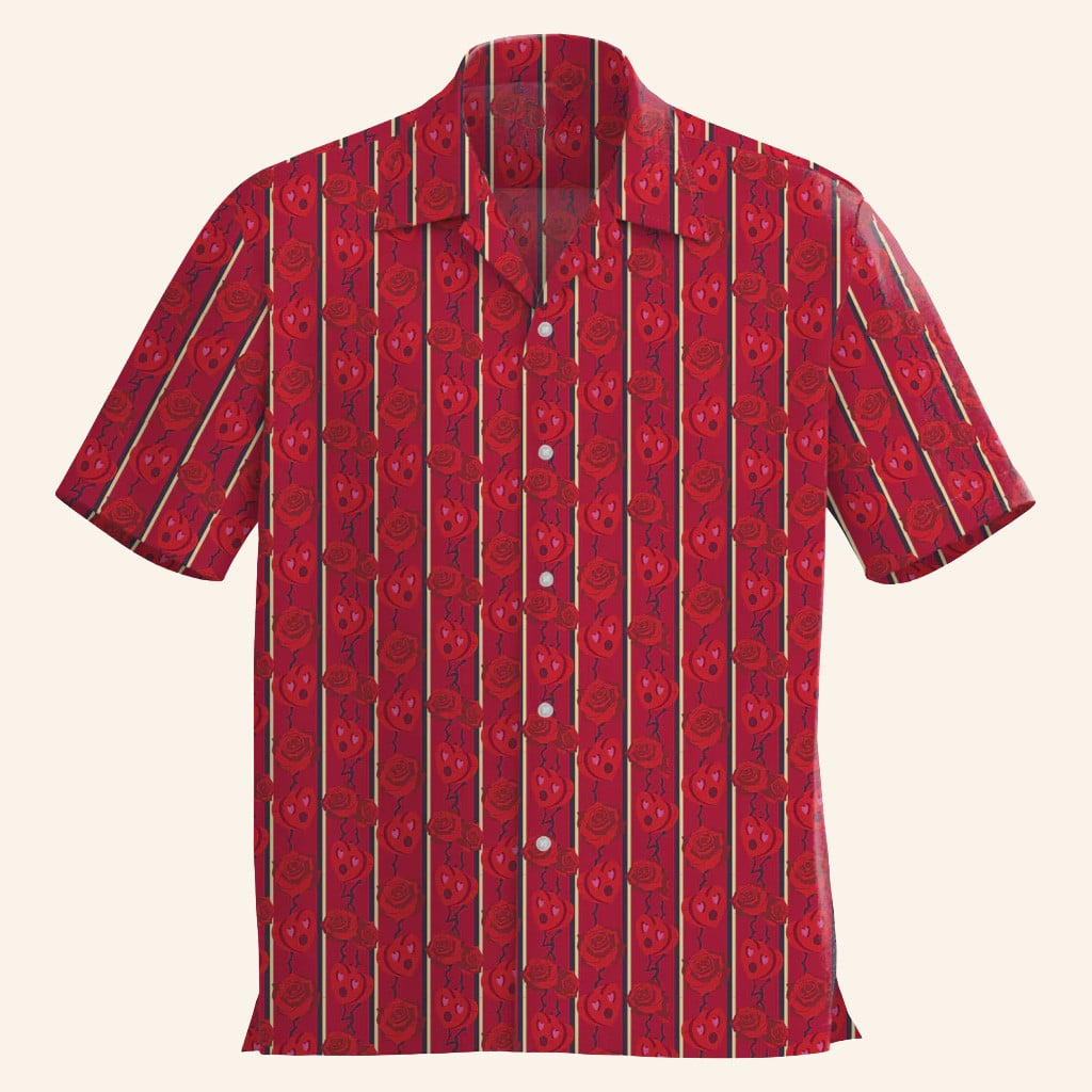 Persona Merch Persona 5 Royal Carmen Button Up Short Sleeve Shirt Birthday Gift For Husband - WearandDecor