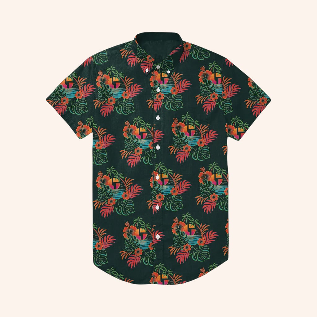 Disco Biscuits Merch Tropical Themed Hawaiian Shirt Gifts Ideas For Band Lovers -WearandDecor