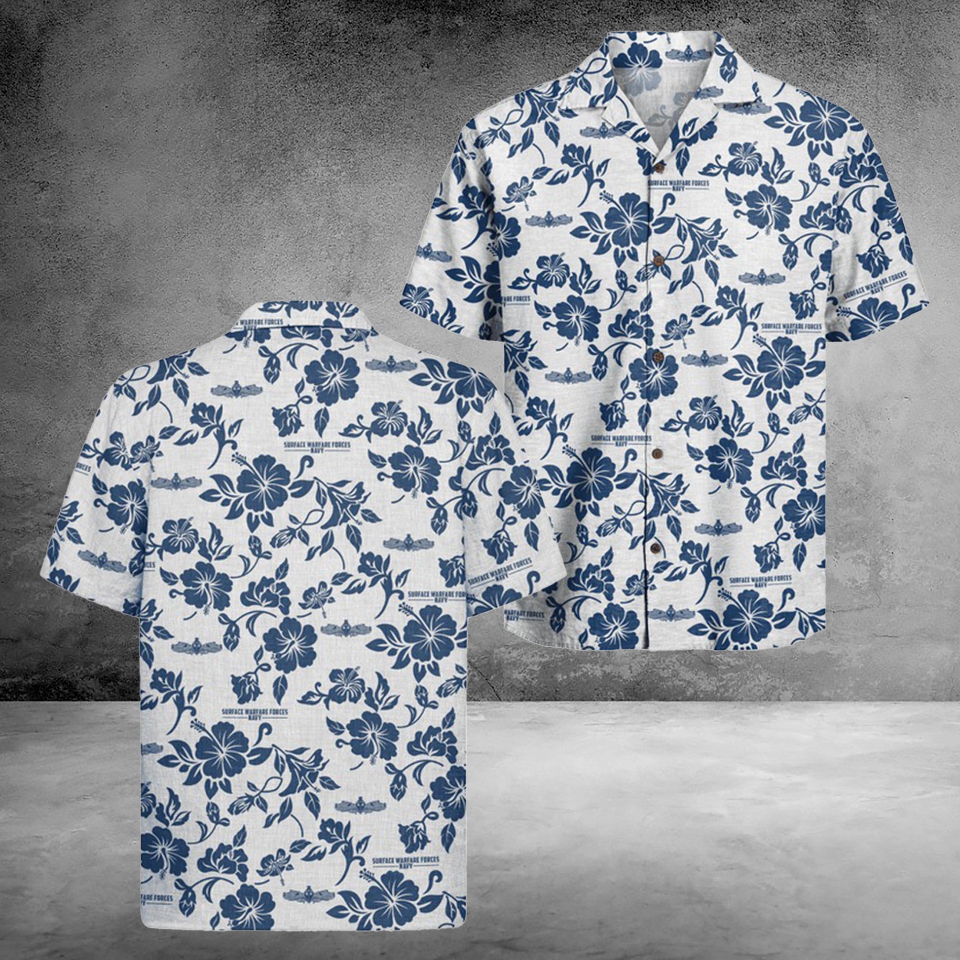 US Navy Surface Warfare Forces 250th Hawaiian Shirt Years of Service Gift For Ideas Women