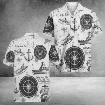 US Navy 250Th Years Of Service Hawaiian Shirt Patriotic Gifts Ideas For Best Friends