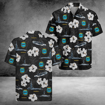US Navy Seabees 250th Years Of Service Hawaiian Shirt Service Honor Sacrifice Gift For Dad