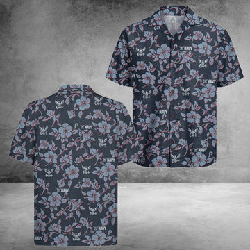 US Navy 250Th Years Of Service Hawaiian Shirt America Land Of The Free Gifts Ideas For Him