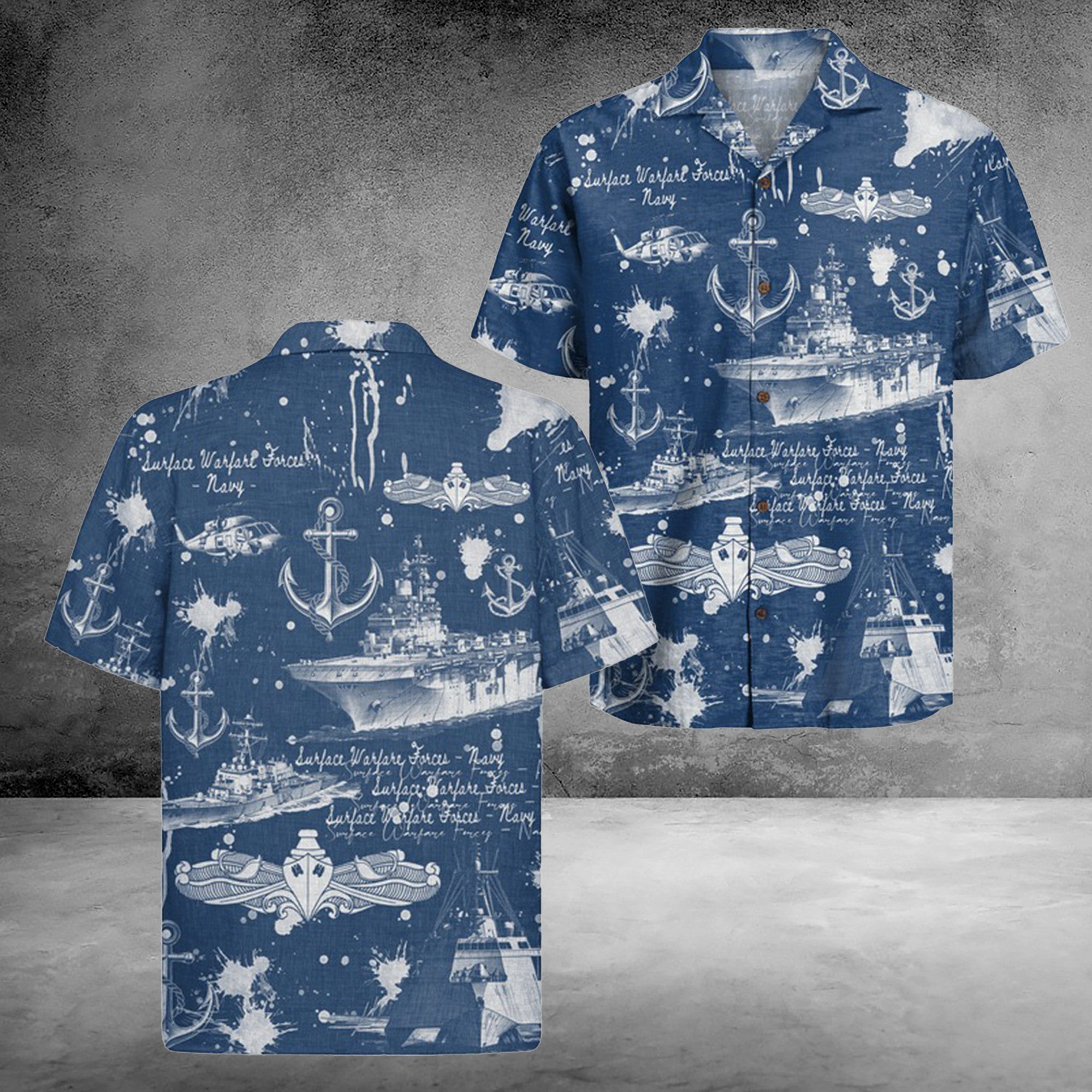 US Navy Seabees 250th Years Of Service Hawaiian Shirt Service Honor Sacrifice Gift For Veteran