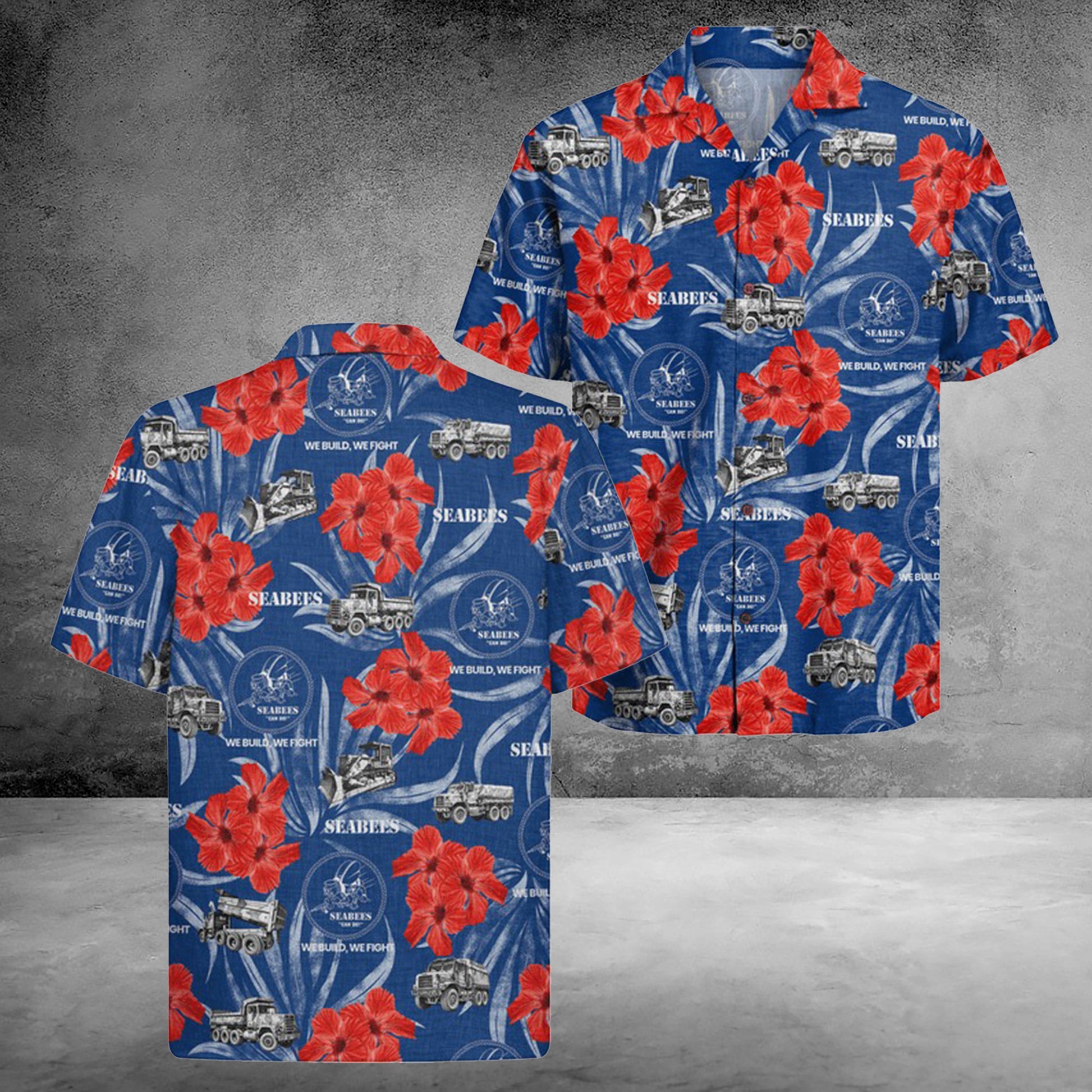 US Navy Seabees 250th Years Of Service Hawaiian Shirt We The People Gift For Dad