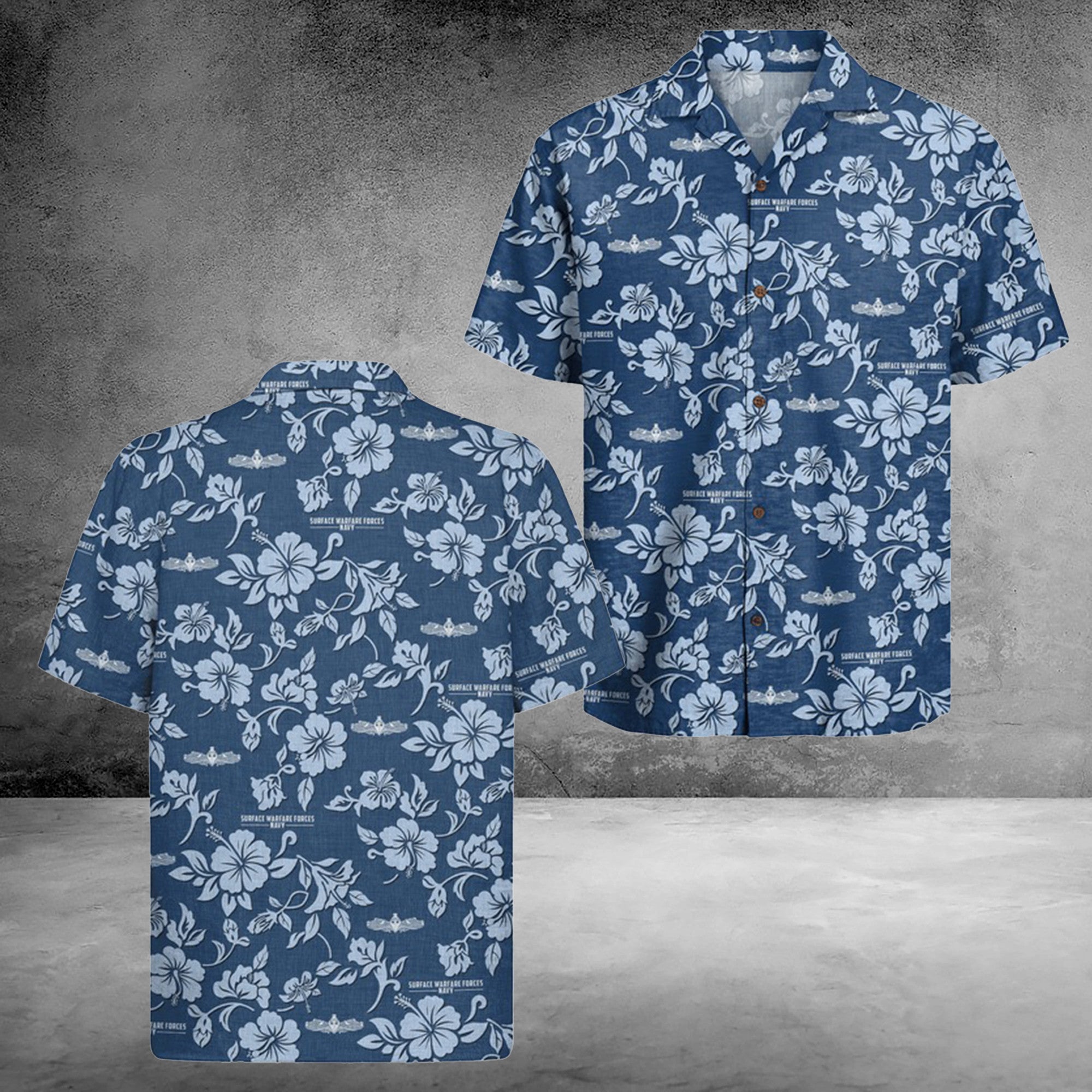 US Navy Surface Warfare Forces 250th Hawaiian Shirt Years of Service Gift For Ideas Son