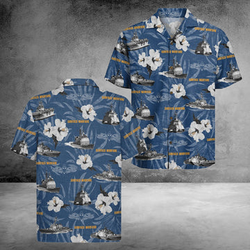 US Navy Surface Warfare Forces 250th Hawaiian Shirt Years of Service Gift For Ideas Veteran