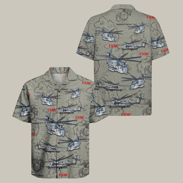 US Marine Corps 250th Years Of Service Hawaiian Shirt Semper Fi Clothes USMC Present