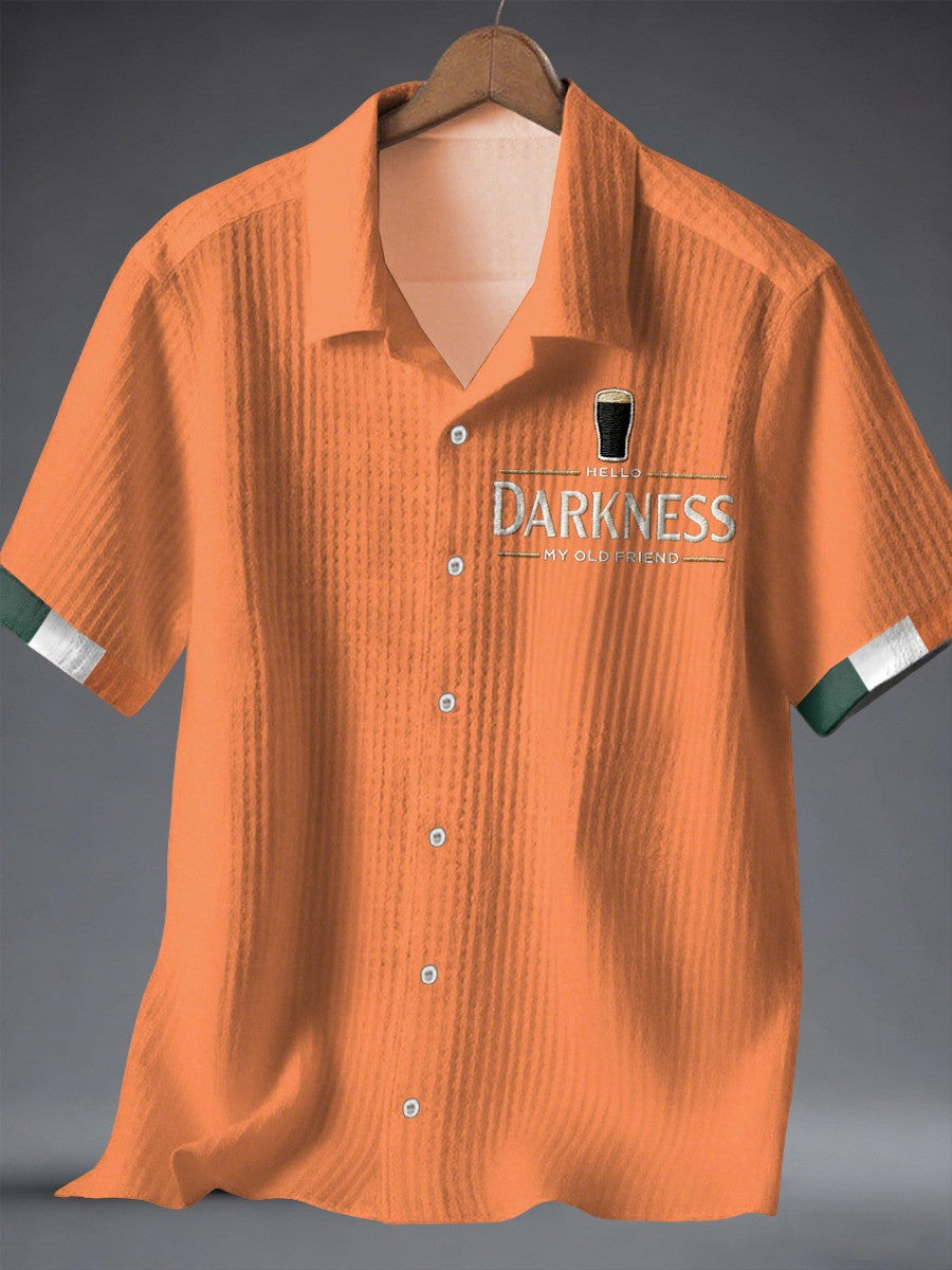 Hello Darkness My Old Friend Hawaiian Shirt Drink With you Again Clothes Gifts For Men's