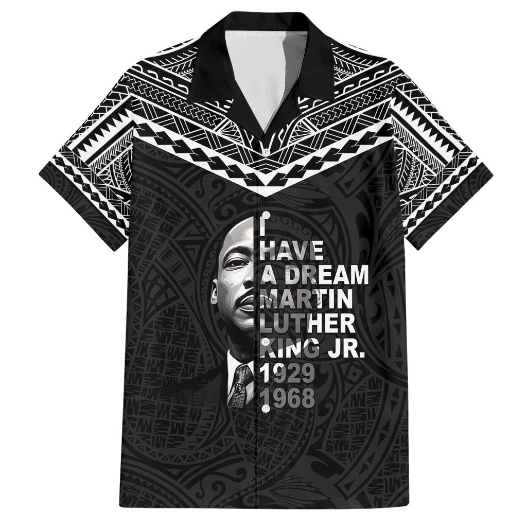 American Samoa MLK Day Hawaiian Shirt Polynesian Style History Apparel Gift For Him