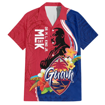 Guam Martin Luther King Jr Day Hawaiian Shirt With Bougainvillea Clothing Gift