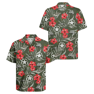 US Army Veteran Hawaiian Shirt Patriotic Military Clothes Gift Idea For Husband