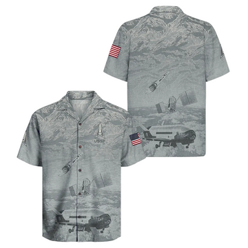 Us Space Force Hawaiian Shirt US Space Force Semper Supra Shirt USSF Present For Boyfriend