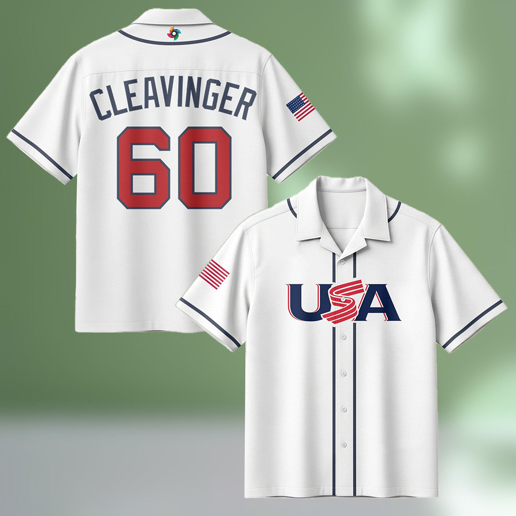 Garrett Cleavinger 60 Hawaiian Shirt USA 2026 World Baseball Classic Gift Ideas For Father's