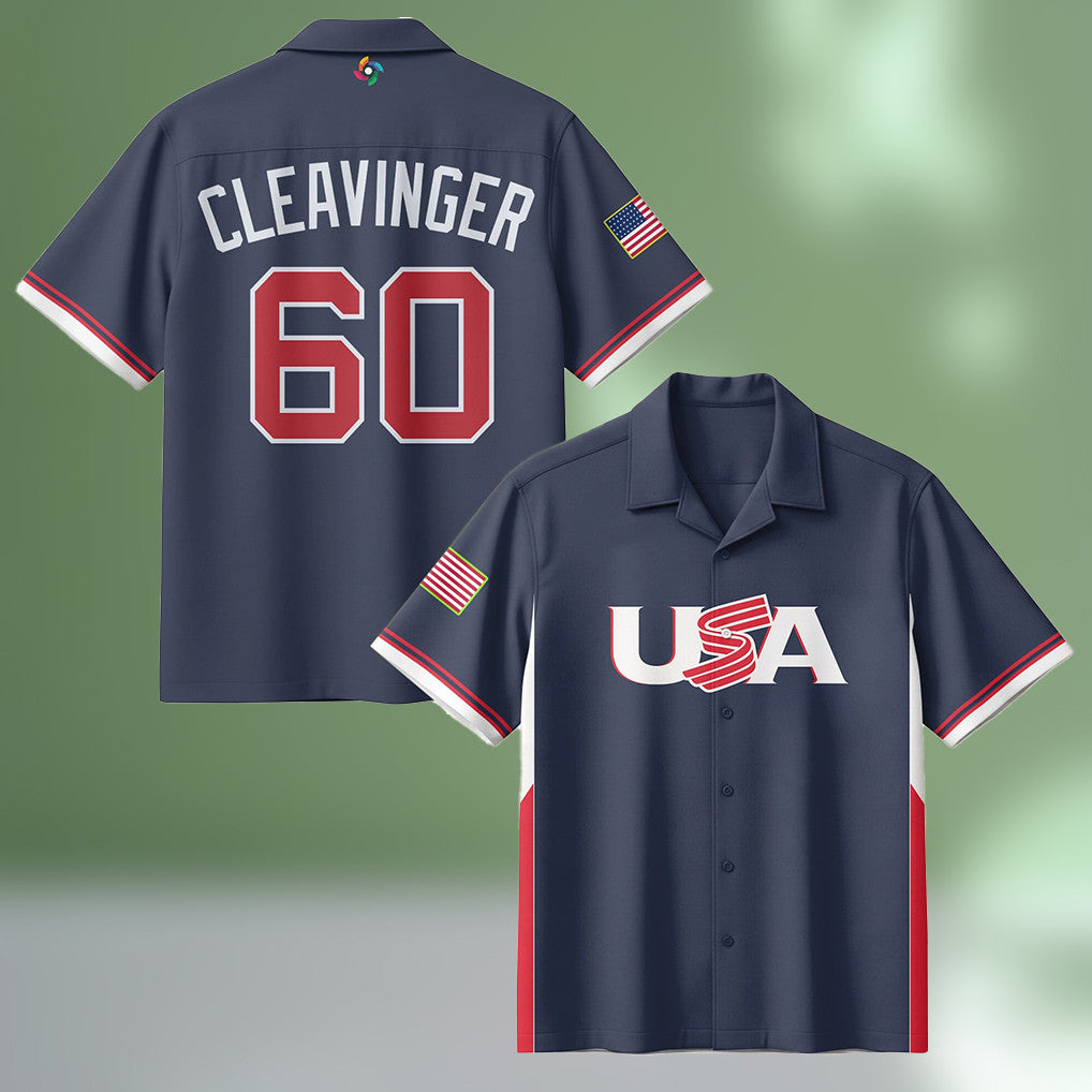 Garrett Cleavinger 60 Hawaiian Shirt USA 2026 World Baseball Classic Gift Ideas For Friends