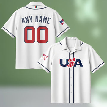 Personalized USA 2026 World Baseball Classic Hawaiian Shirt Game Day Clothes Gift For Him