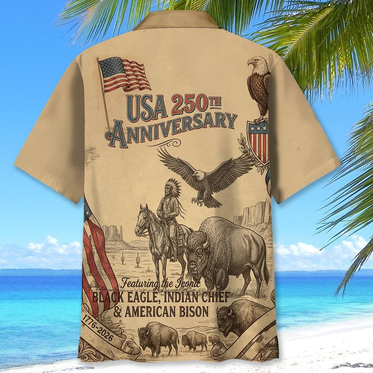 Celebrate America’s 250Th Anniversary Vintage Hawaiian Shirt America 250 Gifts For Patriots