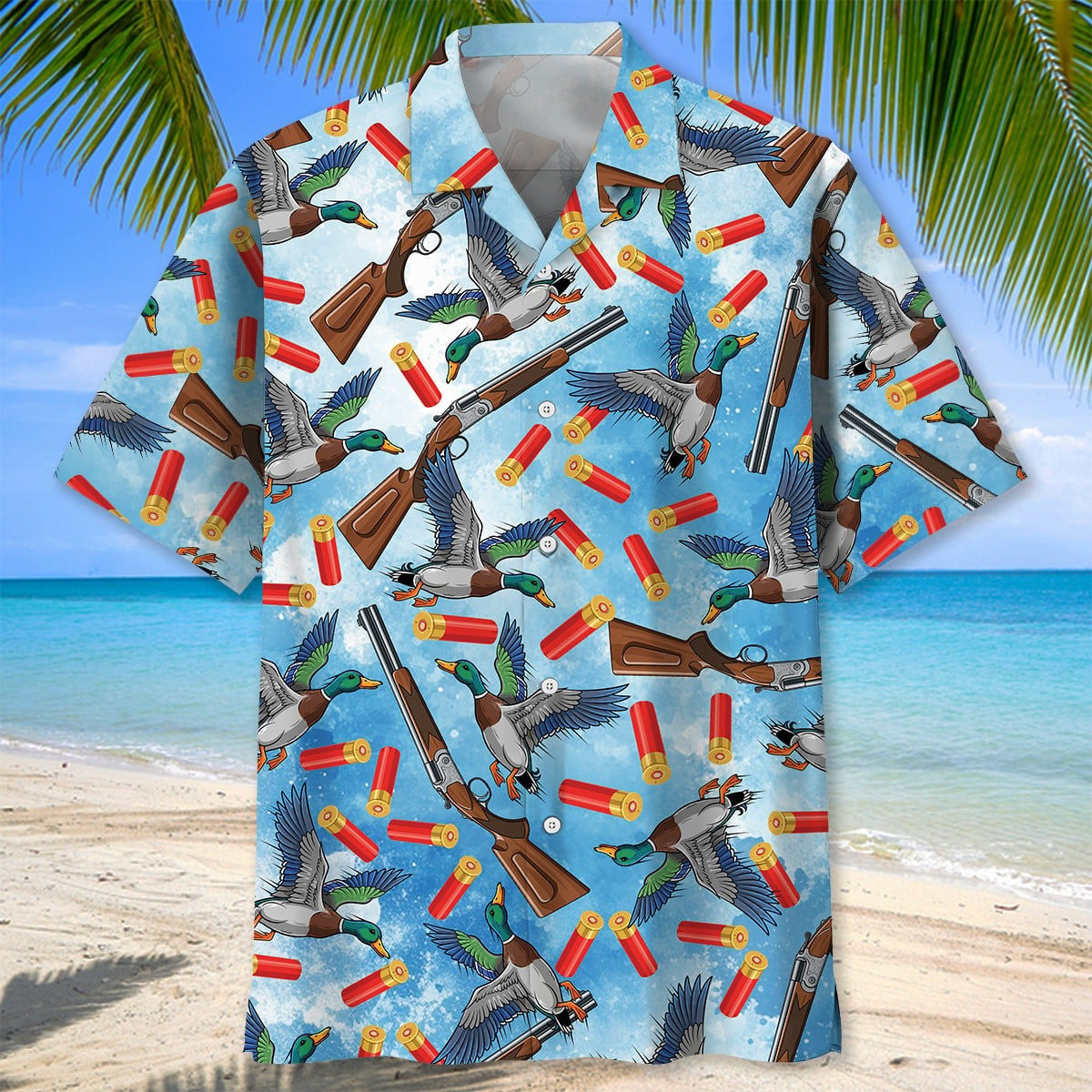 Duck Hunting Hawaiian Shirt Summer Apparel Hunting Lifestyle Merchandise