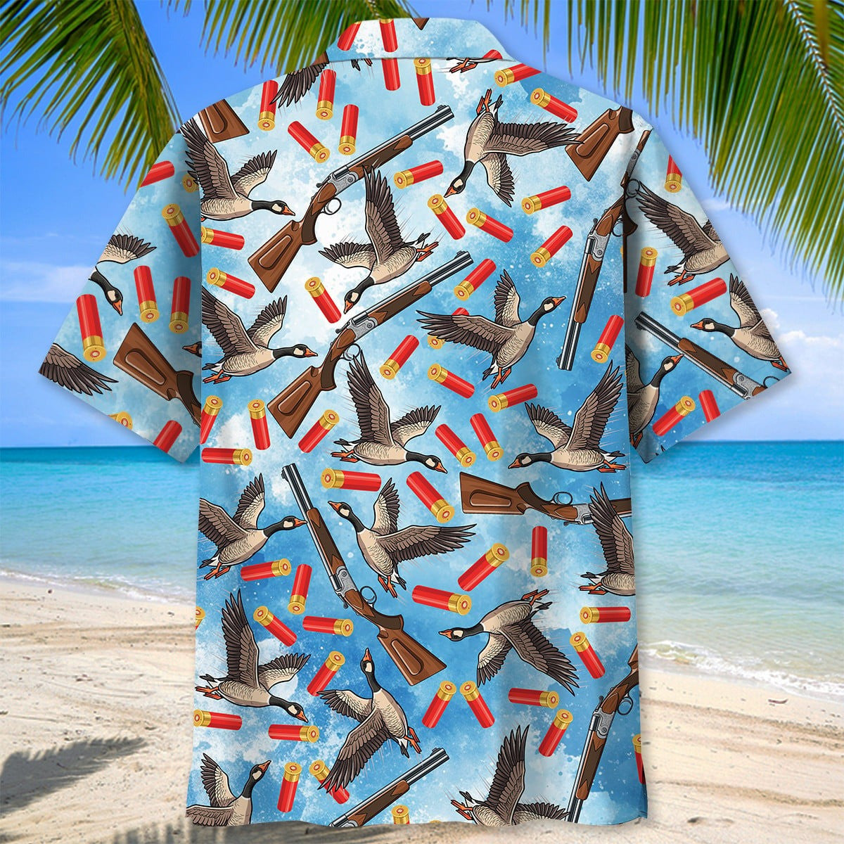 Goose Hunting Hawaiian Shirt Vintage Hunting Graphic Tee Best Gifts For Hunters