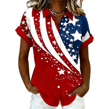 Vintage 250th Anniversary Stars And Stripes Hawaiian Shirt America's Birthday Clothing