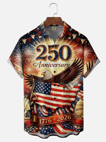 USA 250Th Anniversary Hawaiian Shirt USA 250 Years Of Freedom Clothes Father’s Day Gift Ideas
