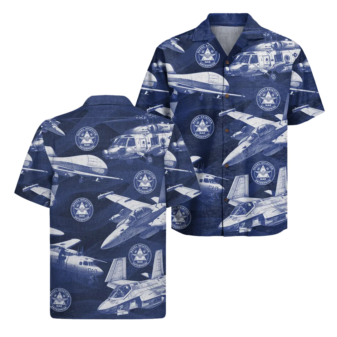 Us Naval Aviation Hawaiian Shirt 250 Years Of Service Patriotic Shirt Father's Day Gift