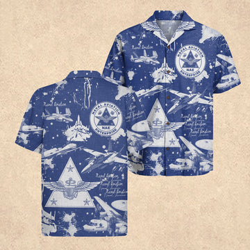 US Naval Aviation Hawaiian Shirt 250th Anniversary Merch Gift for Veteran Dad