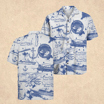 US Naval Special Warfare Command 250th Years of Service Hawaiian Shirt Gift for Husband