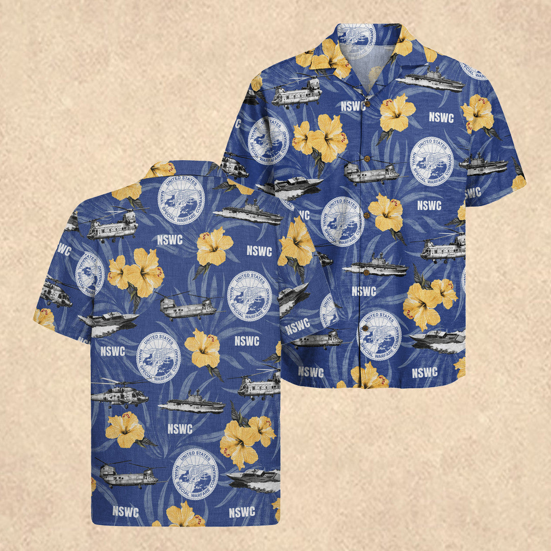 US Naval Special Warfare Command 250th Years of Service Hawaiian Shirt