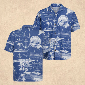 US Naval Special Warfare Command 250th Years of Service Hawaiian Shirt Patriotic Gift