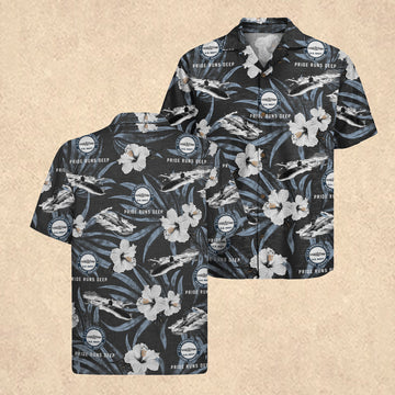 US Navy Submarine Hawaiian Shirt 250th Anniversary Gear Submarine Force Navy Gift